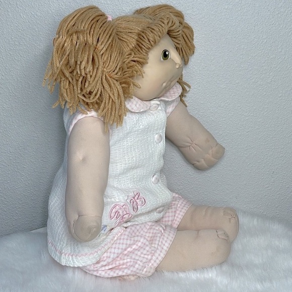 Vintage 1984 The Original "Doll Baby" Green Eyes Boy + Girl Set by M.N. Thomas - Picture 7 of 13